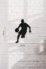 Basketbol Temalı Dekoratif Ahşap Tablo - Görsel 3