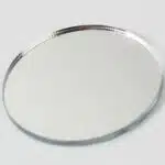 Gümüş Dekoratif Süs, Pleksi Ayna, Yuvarlak 10 Adet 4*4 CM