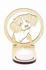Sevimli Köpek Temalı Gölge Mumluk
