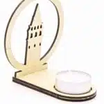 Galata Kulesi Temalı Gölge Mumluk