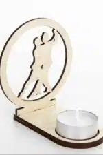 Dans Eden Çift Temalı Gölge Mumluk