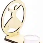 Semazen Temalı Gölge Mumluk