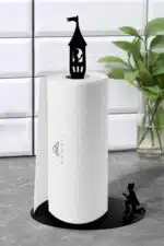 Ahşap Kağıt Havluluk Rapunzel Temalı Mutfak Kağıt Havlu Standı