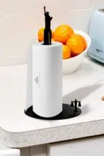 Ahşap Kağıt Havluluk Özgürlük Kulesi Temalı Mutfak Kağıt Havlu Standı - Görsel 2
