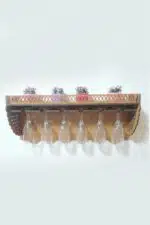 Kadeh & Şarap Şişesi Duvar Rafı - Görsel 2