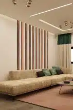 Dekoratif Ahşap Mdf Şerit Duvar Panelleri Tesbih