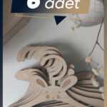 Ahşap Mdf Çocuk Askısı 6 Adet Sevimli Askılık Bebek Askılığı