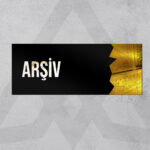 Dekoratif Aynalı Kapı İsimliği Pleksi Arşiv Tabelası, Gold