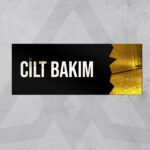 Dekoratif Aynalı Kapı İsimliği Pleksi Cilt Bakım Tabelası, Gold