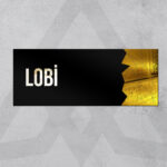 Dekoratif Aynalı Kapı İsimliği Pleksi Lobi Tabelası, Gold