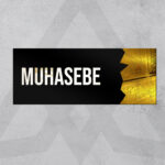 Dekoratif Aynalı Kapı İsimliği Muhasebe Tabelası, Gold