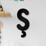 Ş Harfi - İsim Yazmak İçin Tamamlanabilir Ahşap Harf Duvar Dekoru
