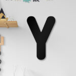 Y Harfi - İsim Yazmak İçin Tamamlanabilir Ahşap Harf Duvar Dekoru