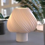 Paris Clarté Fransız Model Modern Dekoratif Abajur Beyaz