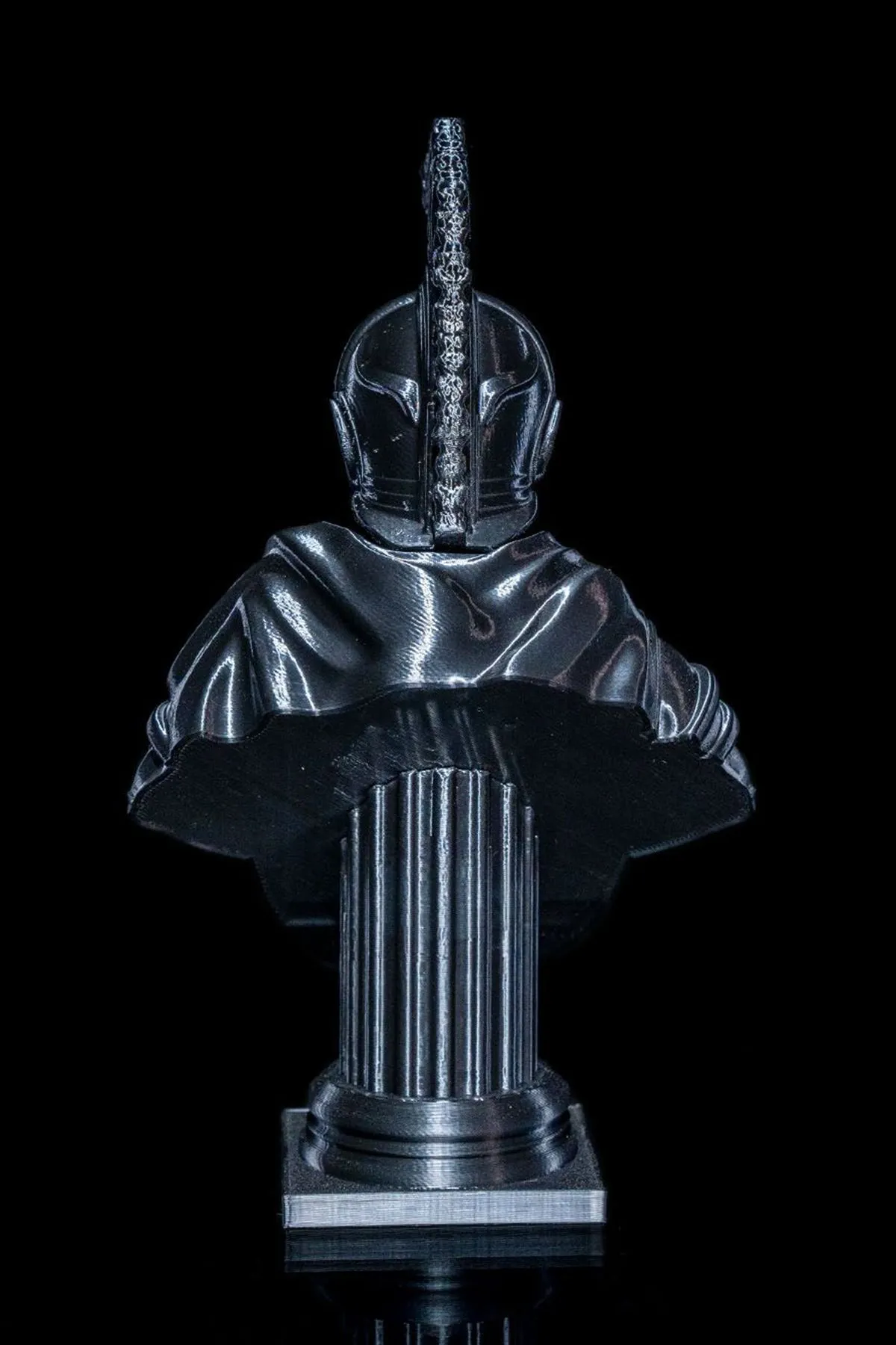 Centurion Büstü, Roma Askeri, Dekoratif Figür & Biblo, Kasklı Modeli  15 cm - Görsel 4