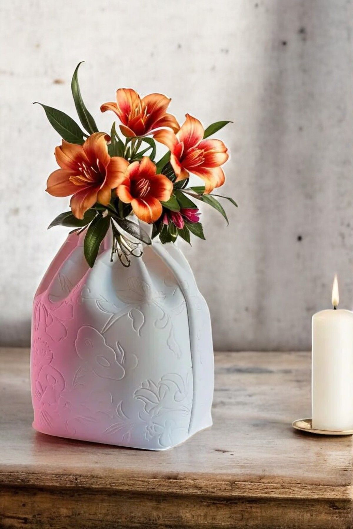 Flora Premium Dekoratif Modern Vazo