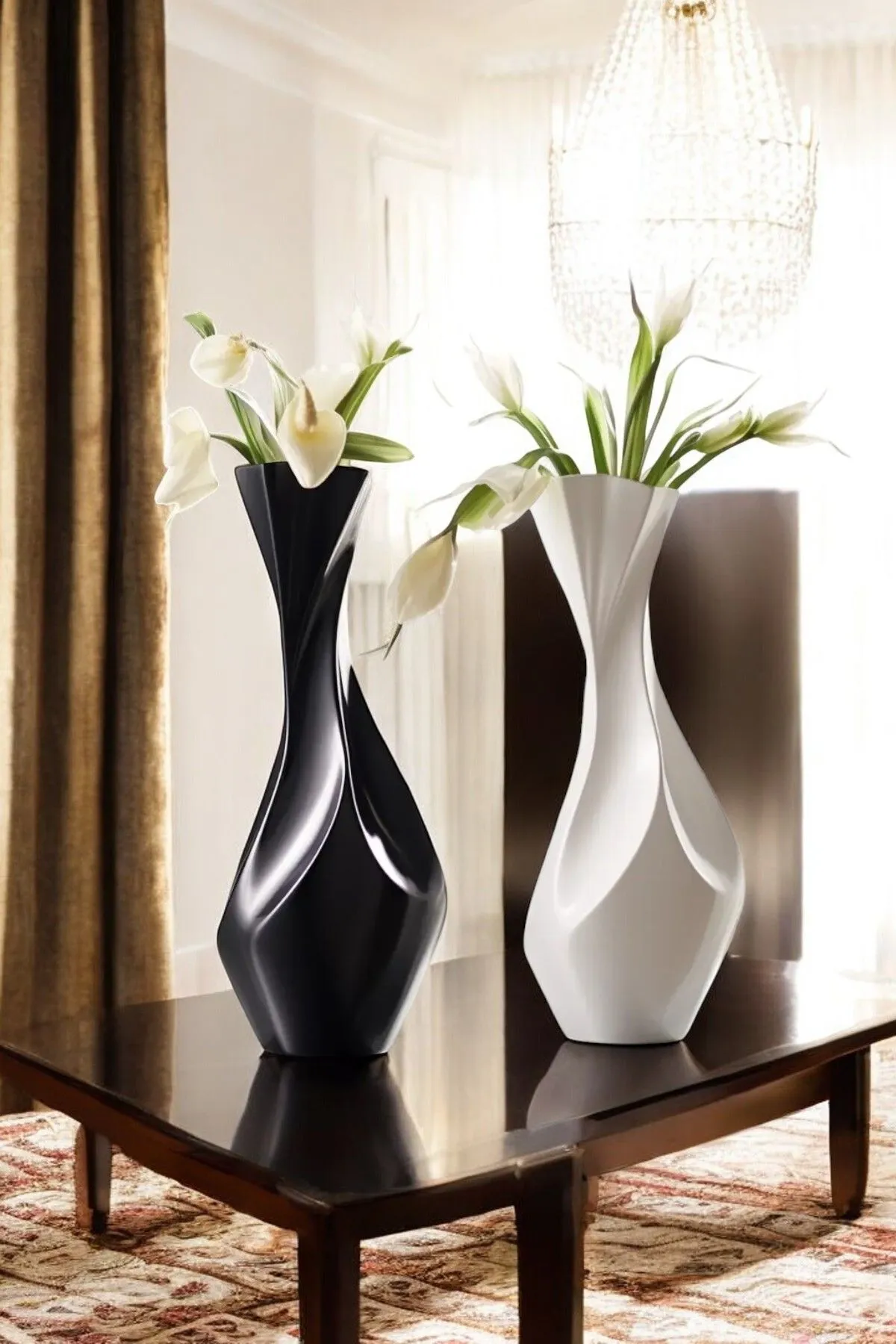 Urania Premium Dekoratif Modern Vazo - Görsel 2
