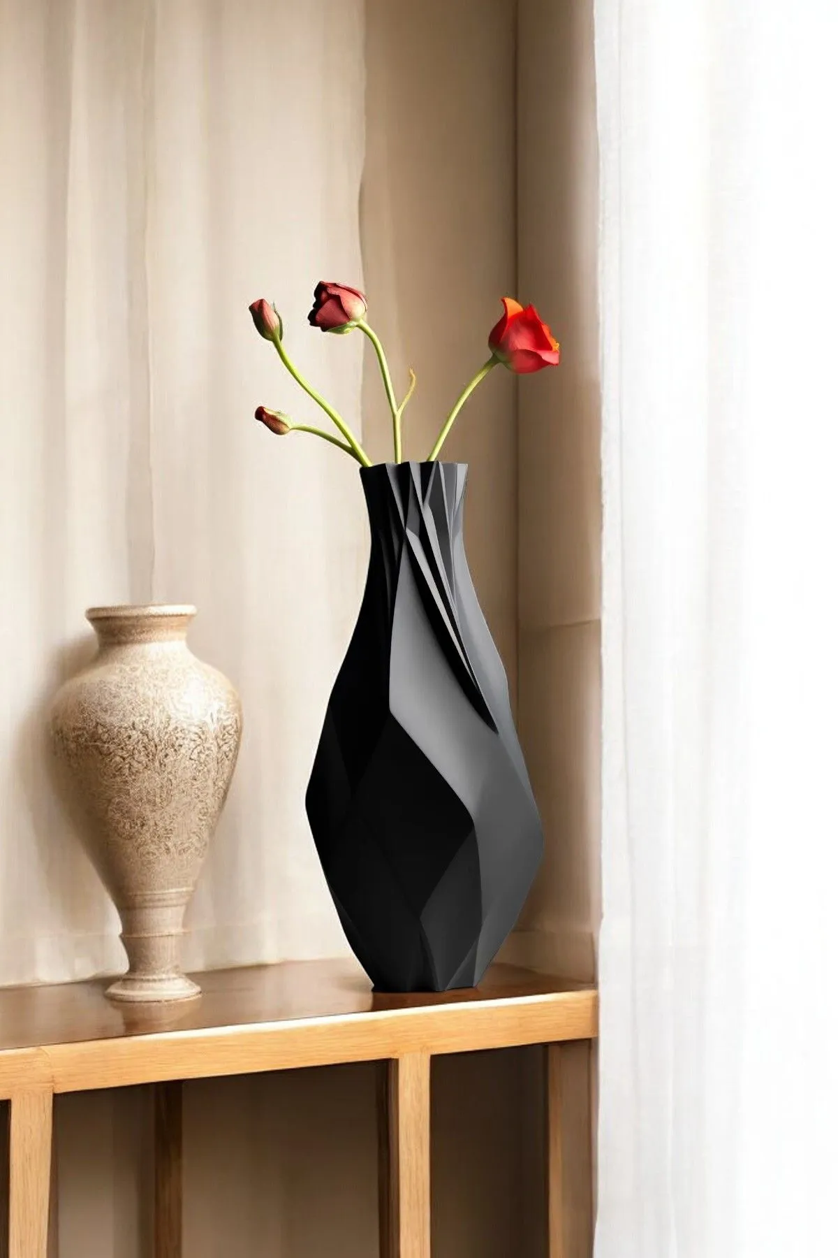 Triton Premium Dekoratif Modern Vazo - Görsel 2