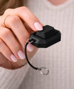 Keycap Mekanik Tekli Tuş Takımı Klavye Anahtarlık Siyah (Blue Switch Mekanizma)