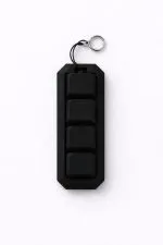 Keycap Mekanik 4'lü Tuş Takımı Klavye Anahtarlık Siyah (Blue Switch Mekanizma)