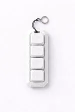 Keycap Mekanik 4'lü Tuş Takımı Klavye Anahtarlık Granit Desenli (Blue Switch Mekanizma)