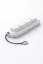 Keycap Mekanik 4'lü Tuş Takımı Klavye Anahtarlık Granit Desenli (Blue Switch Mekanizma)