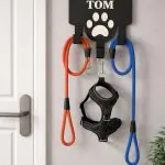 İsme Özel Kedi/Köpek tasma Tutucu Askılık Duvar Askılığı Dekoratif Askı Antre Askılık Düzenleyici