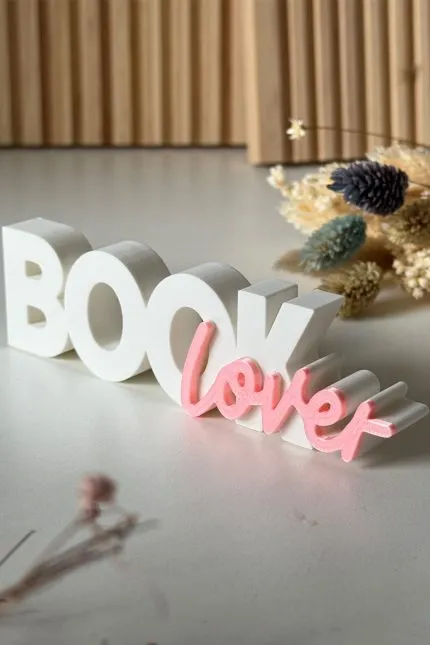 Book Lover Kitaplık Süsü, Dekoratif Figür Dekoratif Obje Biblo Masaüstü Süs Ev Dekorasyonu Hediyelik