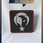 Bozkurt Ay Yıldız Temalı Yeni Nesil 3d Baskı Arkası Cırtlı Patch/peç/arma