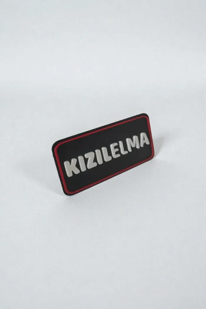 KIZILELMA Temalı Yeni Nesil 3d Baskı Arkası Cırtlı Patch/peç/arma