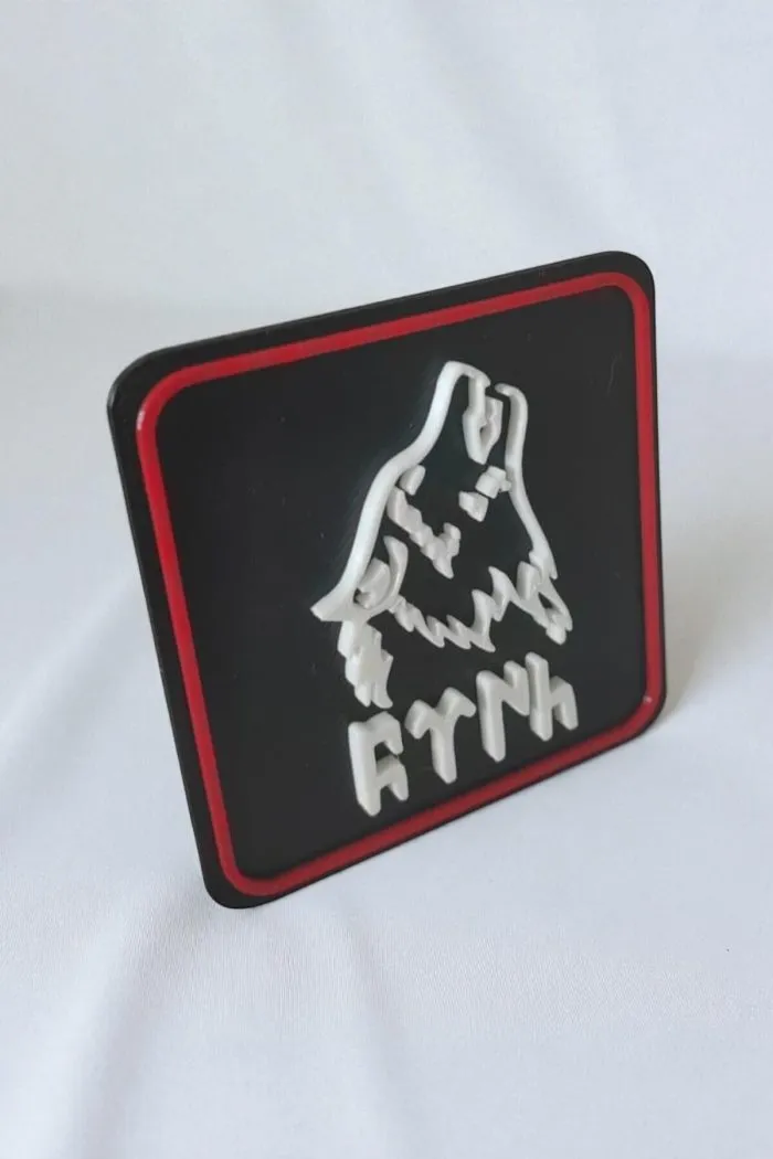 Türk ve Kurt Temalı Yeni Nesil 3d Baskı Arkası Cırtlı Patch/peç/arma