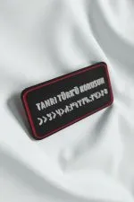 Tanrı Türk'ü Korusun Temalı Yeni Nesil 3d Baskı Arkası Cırtlı Patch/peç/arma
