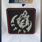 Bozkurt ve Türk Temalı Yeni Nesil 3d Baskı Arkası Cırtlı Patch/peç/arma