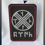 Türk ve Tengrici Temalı Yeni Nesil 3d Baskı Arkası Cırtlı Patch/peç/arma