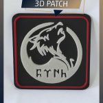 Türk yazılı Bozkurt Temalı Yeni Nesil 3d Baskı Arkası Cırtlı Patch/peç/arma