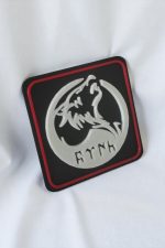 Türk yazılı Bozkurt Temalı Yeni Nesil 3d Baskı Arkası Cırtlı Patch/peç/arma