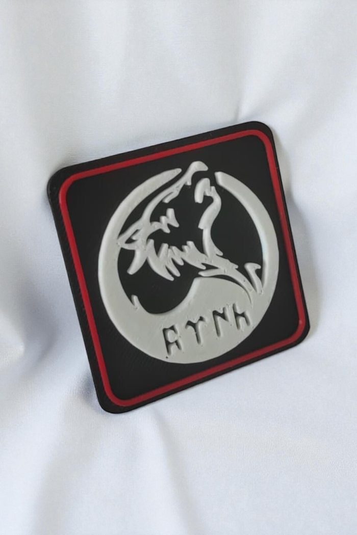 Türk yazılı Bozkurt Temalı Yeni Nesil 3d Baskı Arkası Cırtlı Patch/peç/arma