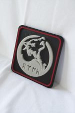 Türk yazılı Bozkurt Temalı Yeni Nesil 3d Baskı Arkası Cırtlı Patch/peç/arma