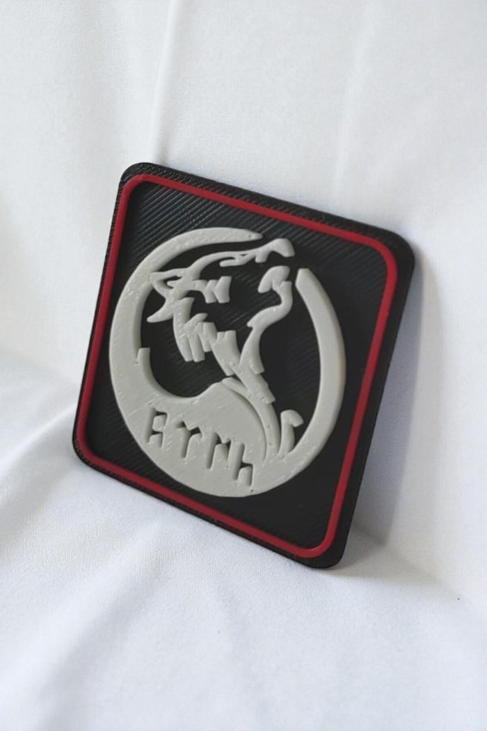 Türk yazılı Bozkurt Temalı Yeni Nesil 3d Baskı Arkası Cırtlı Patch/peç/arma